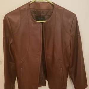 Leather jacket